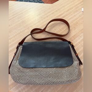 Fossil  Black and Brown Women's Bag